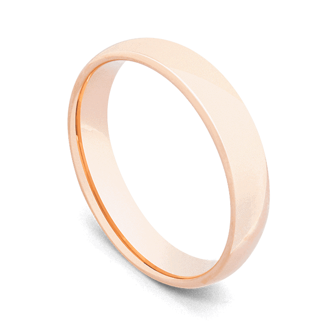 Roségoldring für Herren