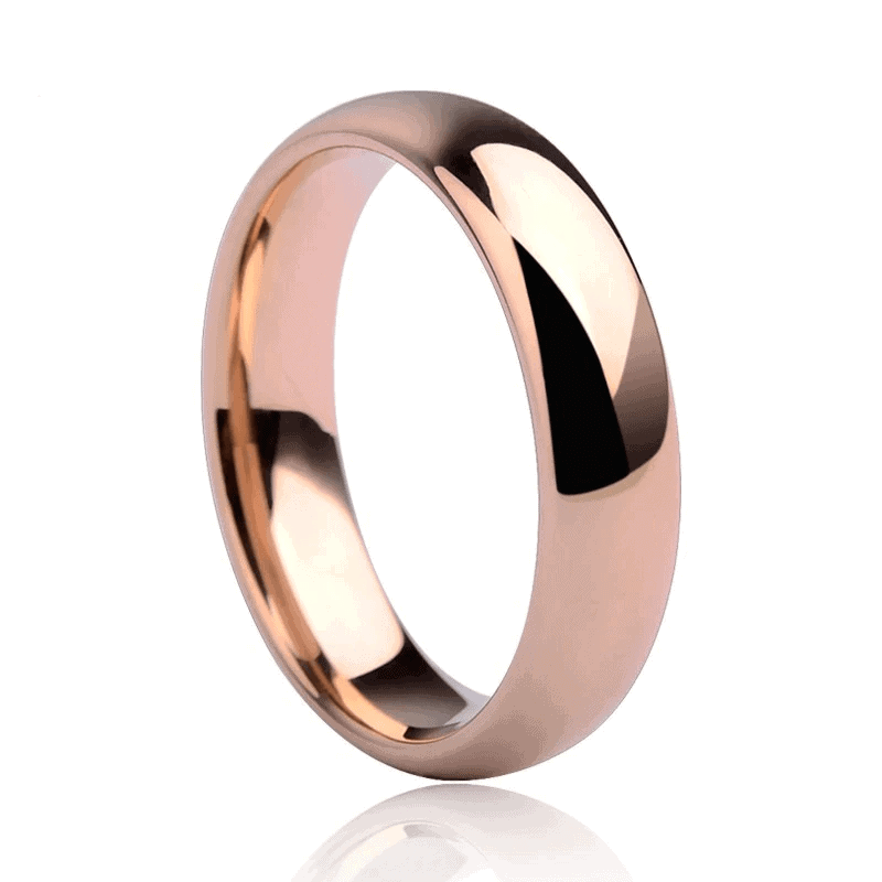 Dapper - Roségoldring für Männer