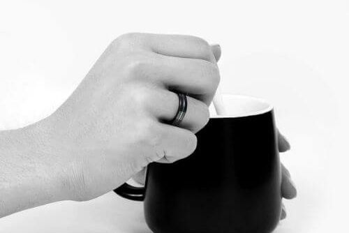 Titanring in Schwarz für Herren