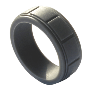 Herren Silikonring grau Tempo