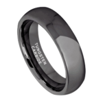Schutz - Wolframring für Herren - Gunmetal-Grauer Ring 6mm oder 8mm