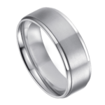 Titan - Titanring für Herren - Silberring für Ihn 6mm oder 8mm