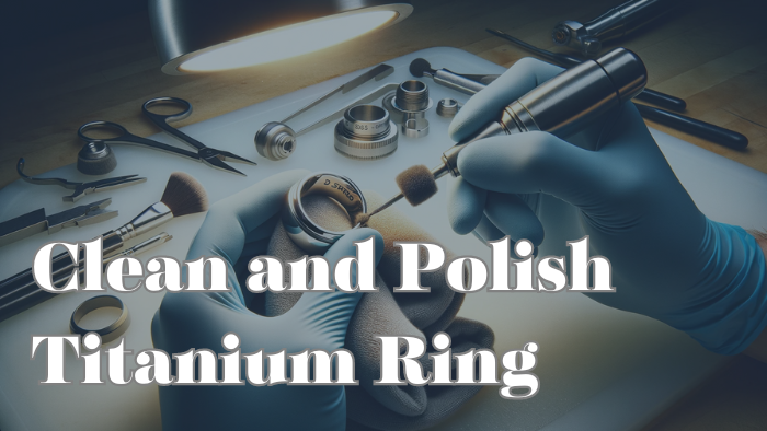 Titanring reinigen und polieren - Ausgewähltes Bild