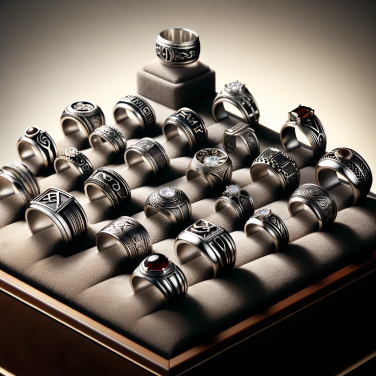 Kollektion von 925 Sterling Silberringen