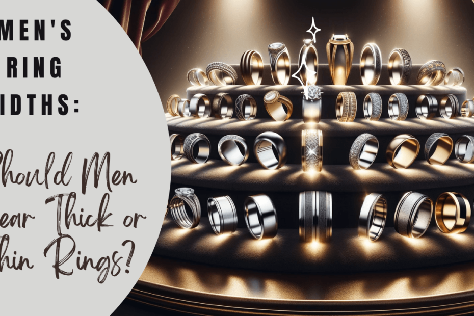 Sollten Männer dicke oder dünne Ringe tragen? Blog-Featured-Image