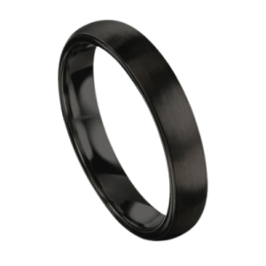 Schwarzer Titanring für Herren