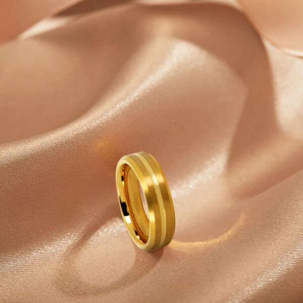 Eleganter Herrenring in Gold